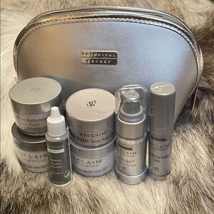 Silver Women's Clutch x Skincare Bundle